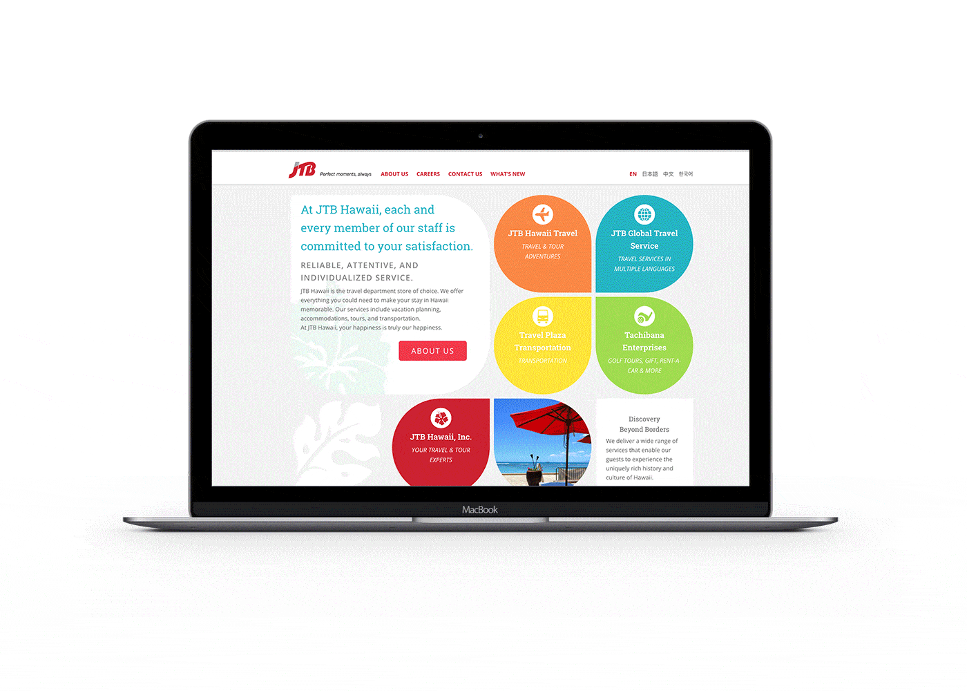 JTB website