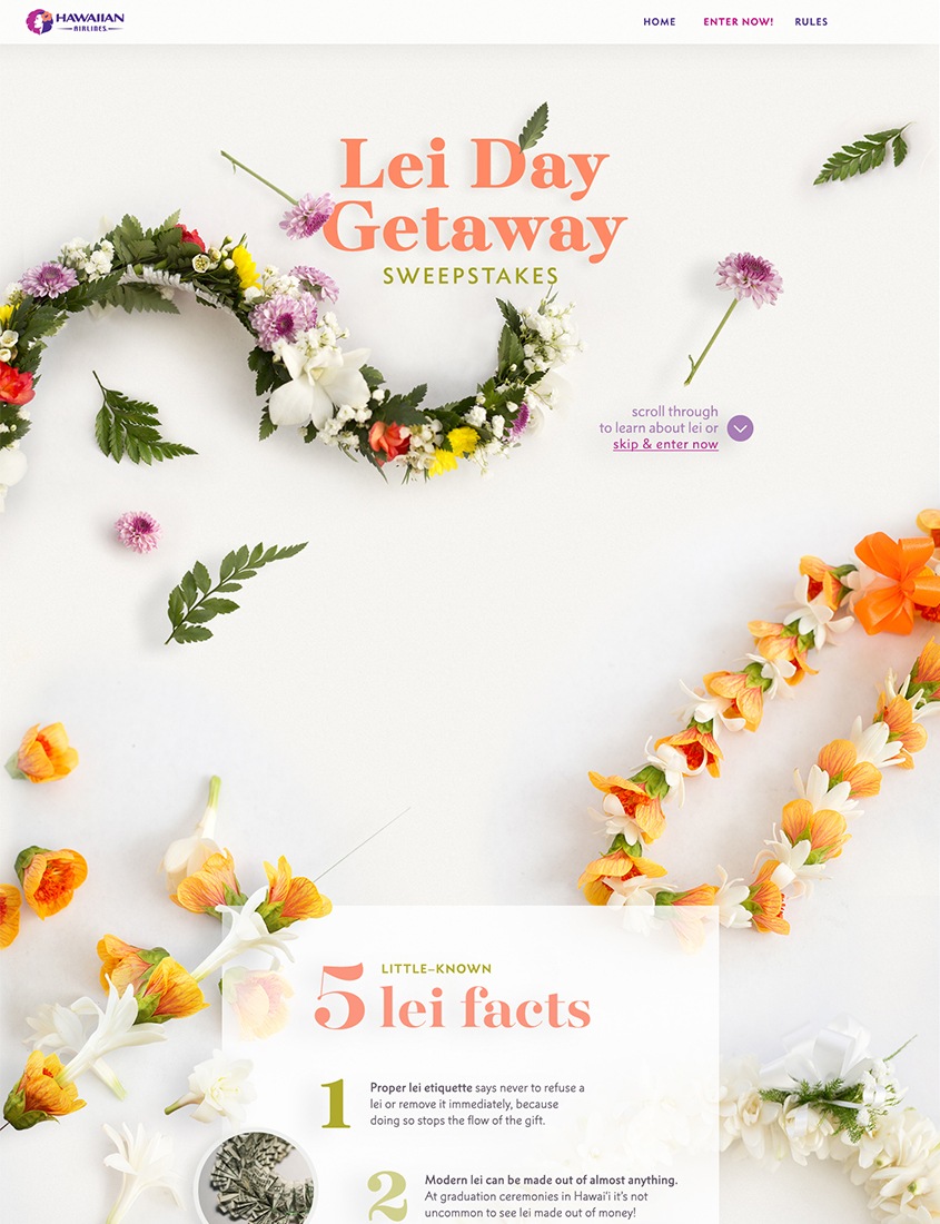 Lei Day Sweepstakes