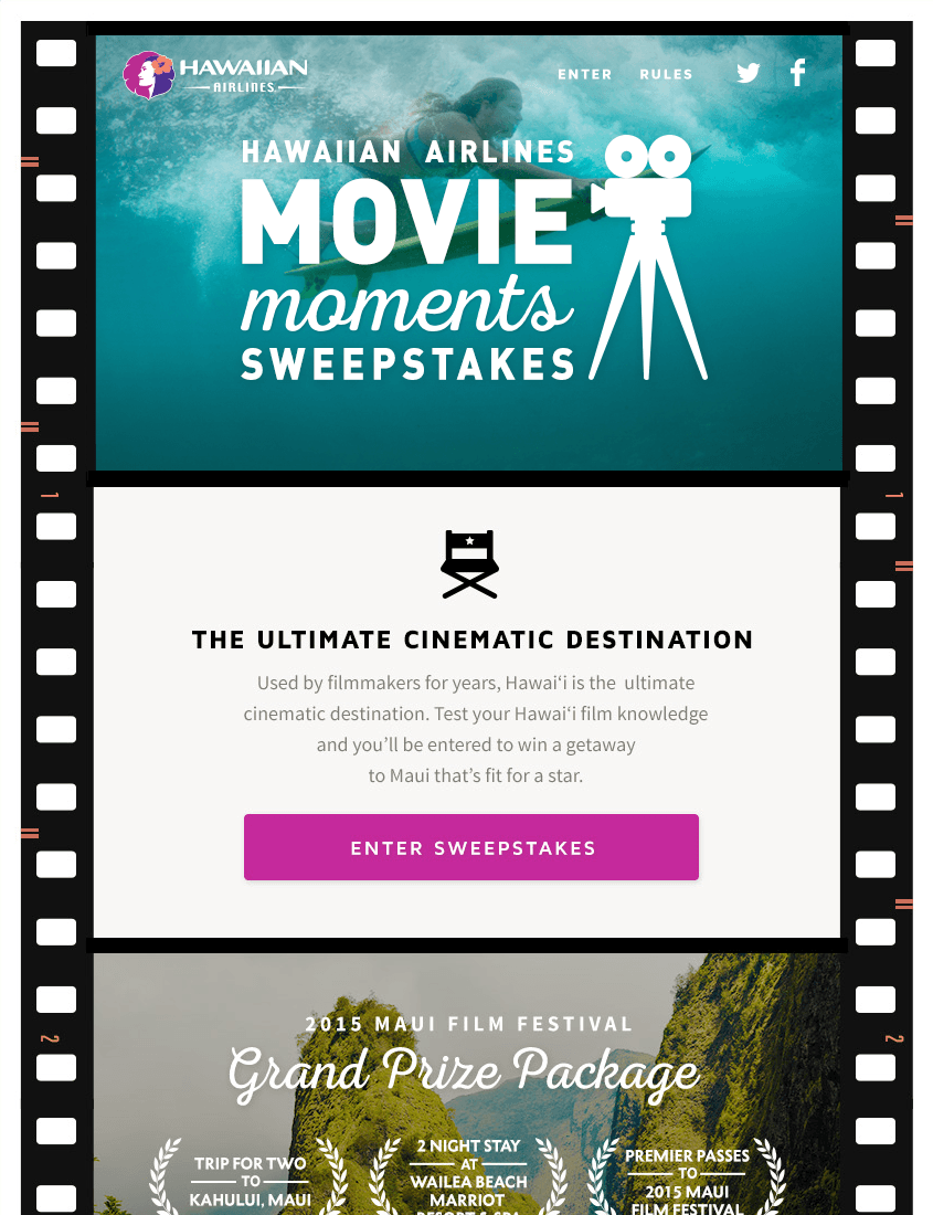 Movie Moments Sweepstakes